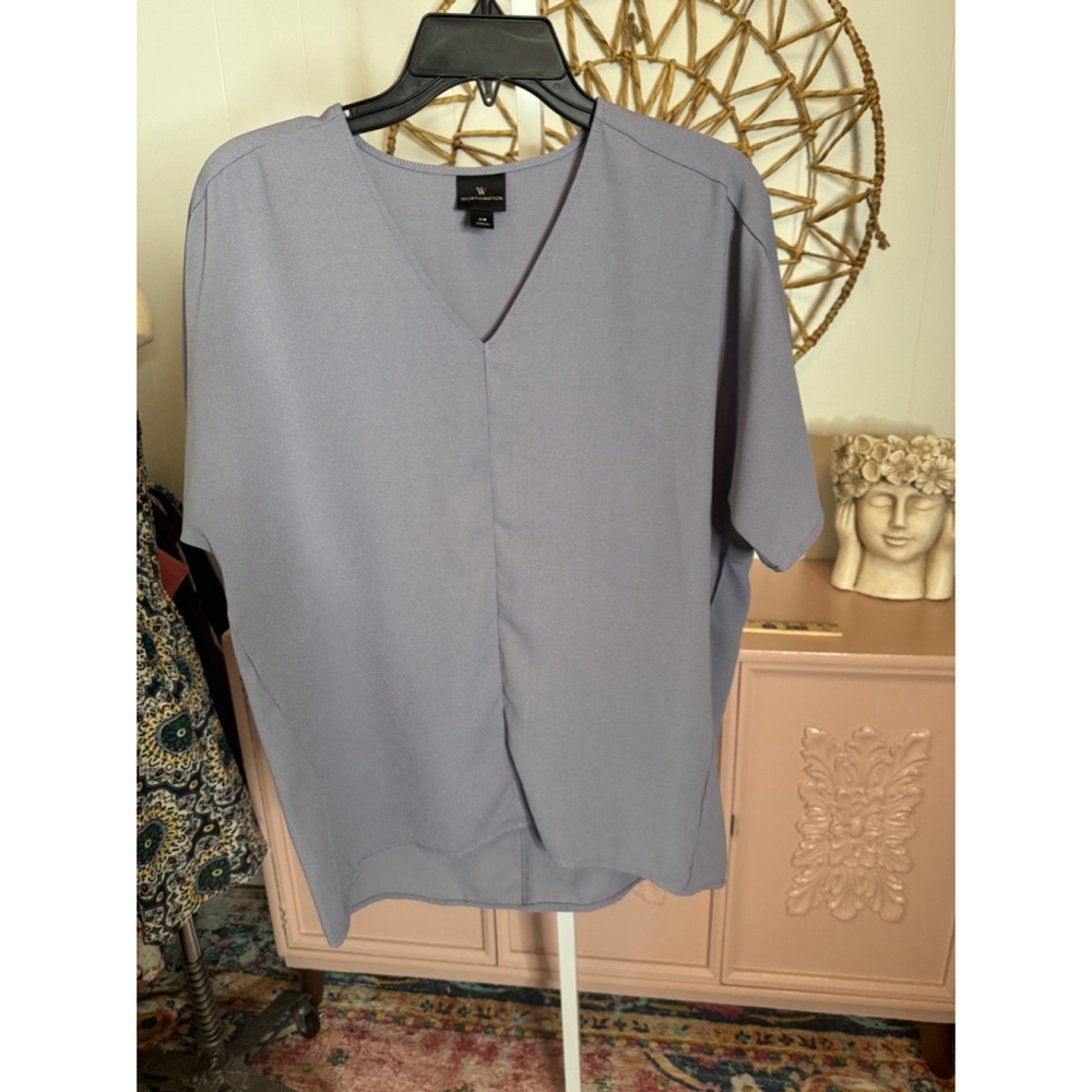 Women's Worthington Blouse XS‎ Purple